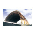 Space Frame Arch Coal Storage